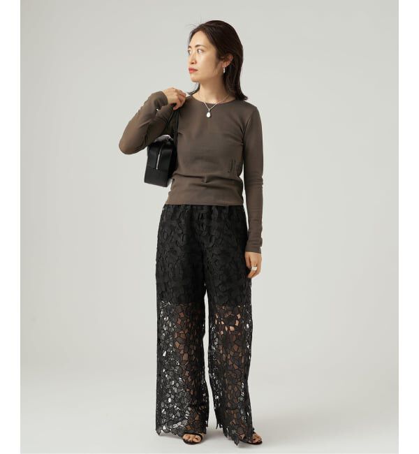 VERMEIL par iena「《予約》サイドロゴプリントプルオーバー」|ニット・セーター|