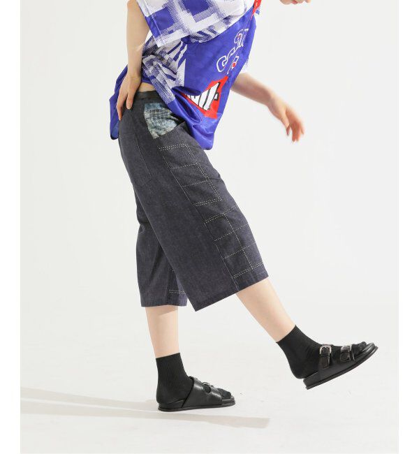 Paris Saint-Germain「【Poggy &times; Paris Saint-Germain】DEAR PSG PRINTED BAGGY SHORTS」|デニム|