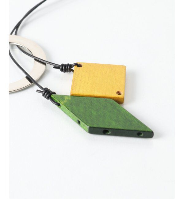 EDIFICE「m&rsquo;s braque (エムズ ブラック) 50sデットストックジャーマンウッドビーズ ネックレス」|ネックレス|