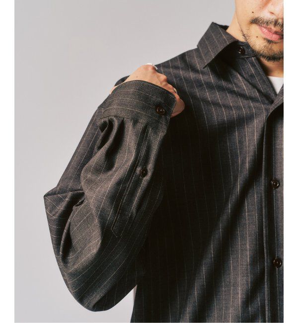 417 EDIFICE「LE JAPON Akita レギュラーウールシャツ」|シャツ・ブラウス|