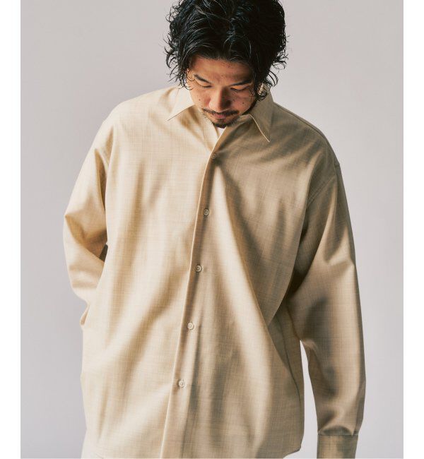 417 EDIFICE「LE JAPON Akita レギュラーウールシャツ」|シャツ・ブラウス|