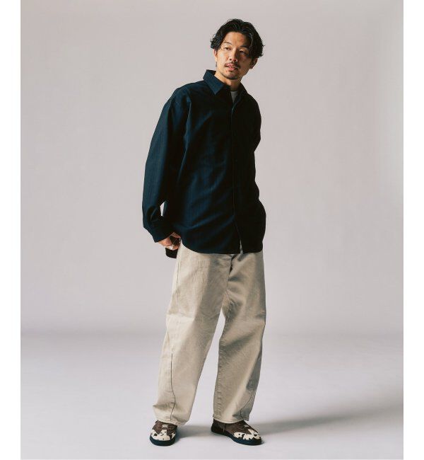 417 EDIFICE「LE JAPON Akita レギュラーウールシャツ」|シャツ・ブラウス|