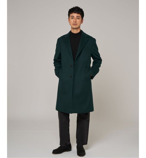 EDIFICE「SUPER 140&rsquo;s ウール / カシミヤ チェスターコート」|チェスターコート|