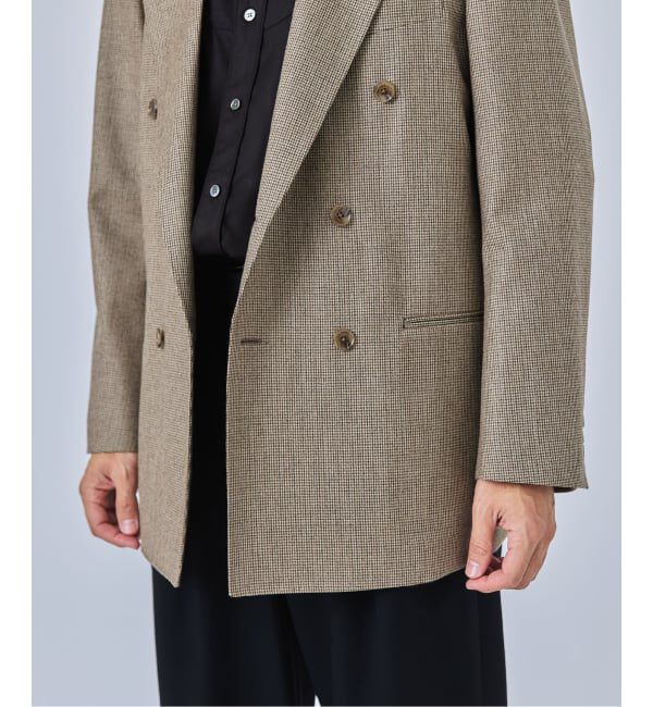 EDIFICE「COUTURE D&rsquo;ADAM (クチュール ド アダム) Gunclubcheck ジャケット(ダブル)」|テーラードジャケット|