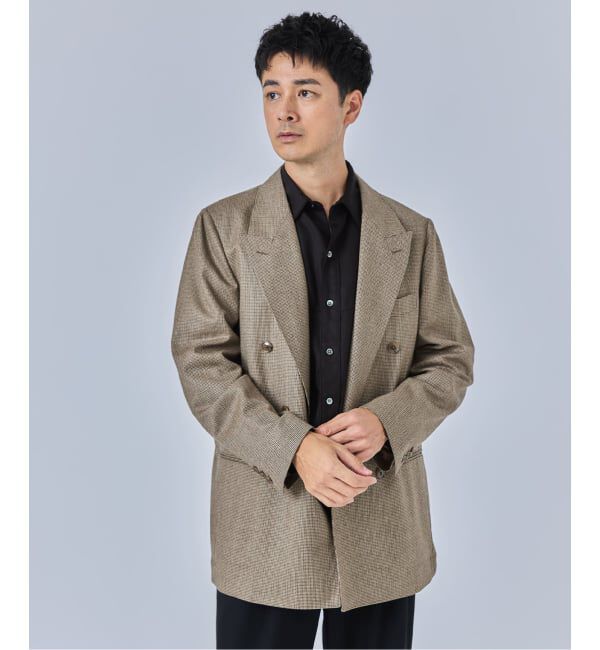 EDIFICE「COUTURE D&rsquo;ADAM (クチュール ド アダム) Gunclubcheck ジャケット(ダブル)」|テーラードジャケット|