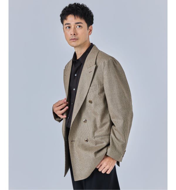 EDIFICE「COUTURE D&rsquo;ADAM (クチュール ド アダム) Gunclubcheck ジャケット(ダブル)」|テーラードジャケット|