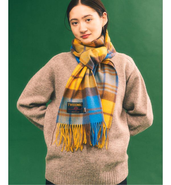 417 EDIFICE「TWEEDMILL / ツイードミル LAMBSWOOL STOLE」|マフラー|