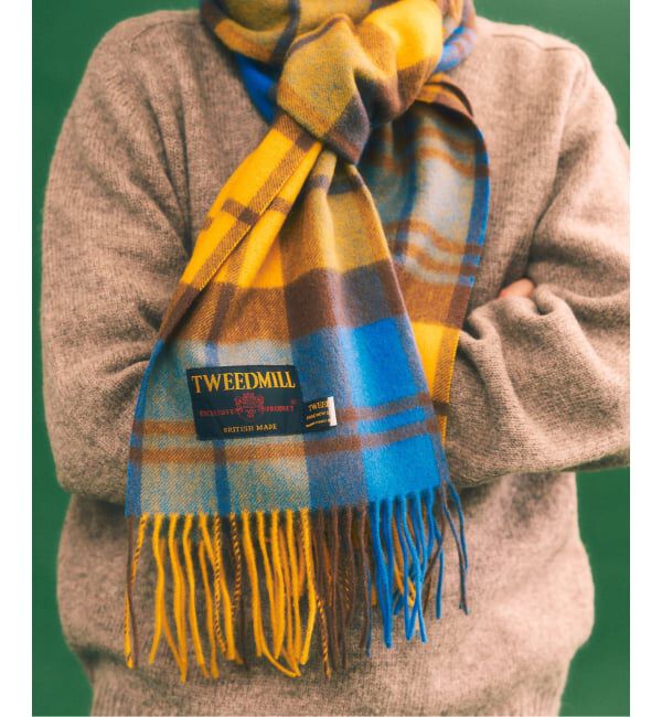 417 EDIFICE「TWEEDMILL / ツイードミル LAMBSWOOL STOLE」|マフラー|