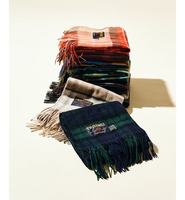 417 EDIFICE「TWEEDMILL / ツイードミル LAMBSWOOL STOLE」|マフラー|