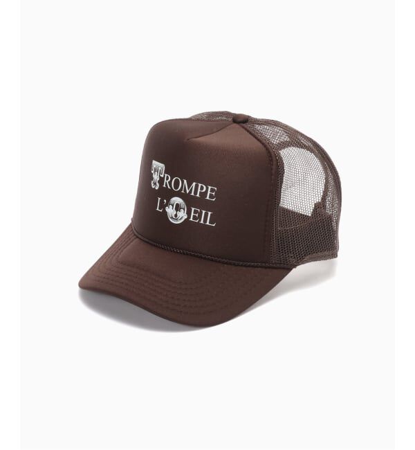 PULP「TODAY edition / トゥデイエディション TROMPE L'OEIL CAP」|キャップ・キャスケット|ブラウン