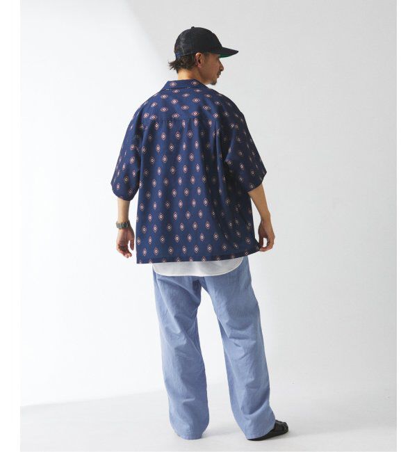 JOURNAL STANDARD relume「ホールパターン プリント オープンカラーシャツ」|シャツ・ブラウス|