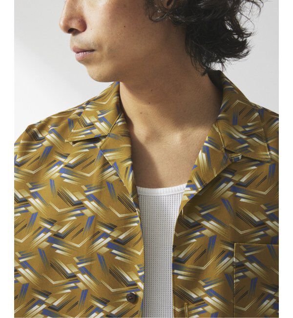 JOURNAL STANDARD relume「ホールパターン プリント オープンカラーシャツ」|シャツ・ブラウス|