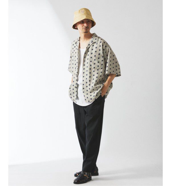 JOURNAL STANDARD relume「ホールパターン プリント オープンカラーシャツ」|シャツ・ブラウス|