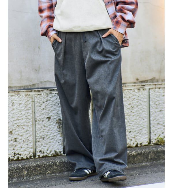 JOURNAL STANDARD relume「ウールブレンド ツイル オーバーパンツ」|スラックス|