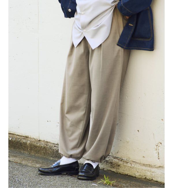 JOURNAL STANDARD relume「ウールブレンド ツイル オーバーパンツ」|スラックス|