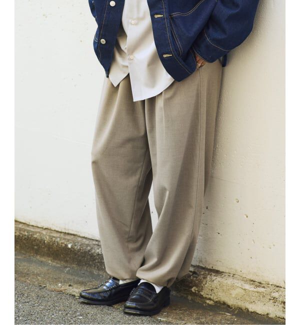 JOURNAL STANDARD relume「ウールブレンド ツイル オーバーパンツ」|スラックス|