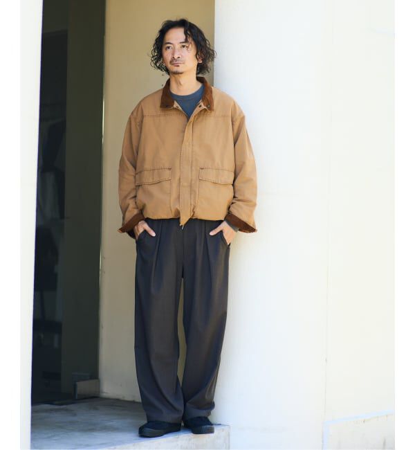 JOURNAL STANDARD relume「ウールブレンド ツイル オーバーパンツ」|スラックス|