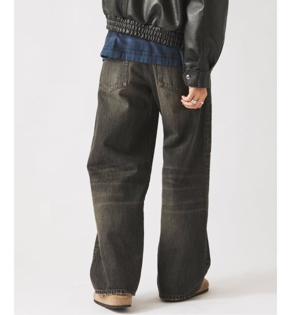 JOURNAL STANDARD relume「スモーキーデニム ワイドパンツ」|デニム|