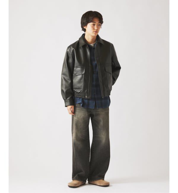 JOURNAL STANDARD relume「スモーキーデニム ワイドパンツ」|デニム|