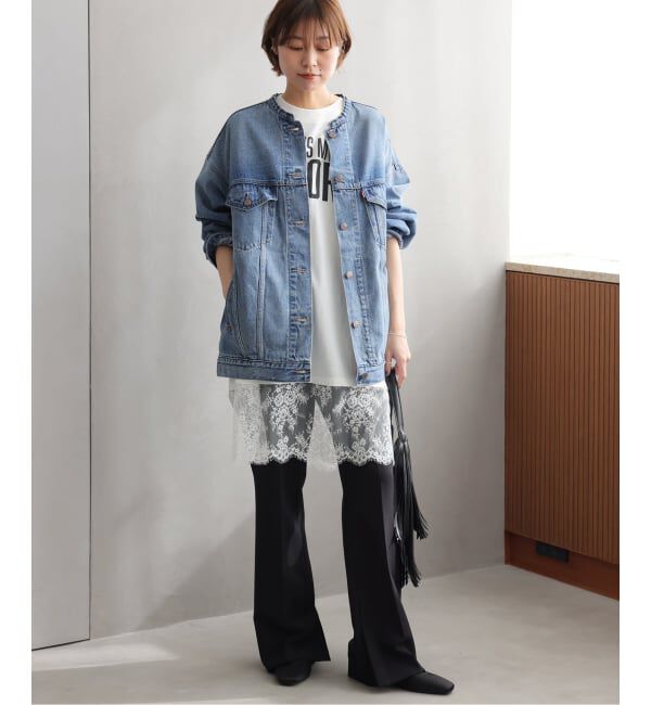 JOURNAL STANDARD relume「［26SS新作］別注【LEVI&rsquo;S】COLLARLESS XL TRUCKER：デニムジャケット」|デニムジャケット|