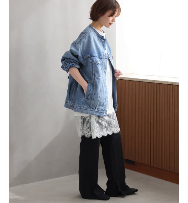 JOURNAL STANDARD relume「［26SS新作］別注【LEVI&rsquo;S】COLLARLESS XL TRUCKER：デニムジャケット」|デニムジャケット|