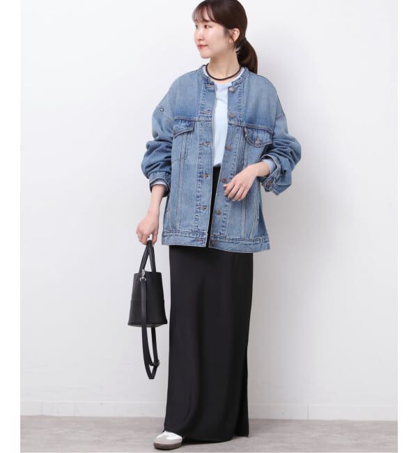 JOURNAL STANDARD relume「［26SS新作］別注【LEVI&rsquo;S】COLLARLESS XL TRUCKER：デニムジャケット」|デニムジャケット|
