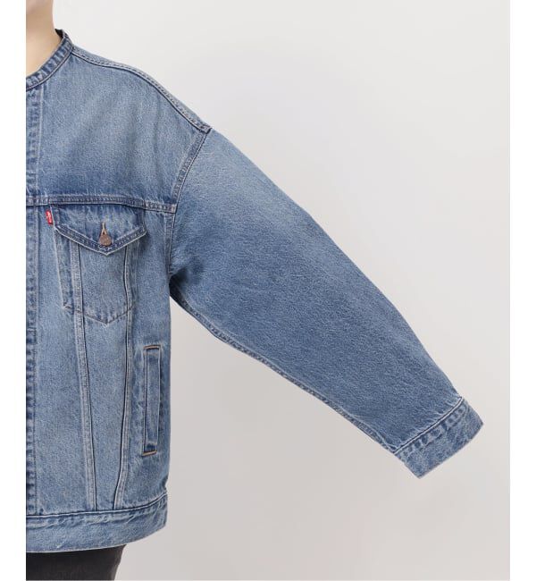 JOURNAL STANDARD relume「［26SS新作］別注【LEVI&rsquo;S】COLLARLESS XL TRUCKER：デニムジャケット」|デニムジャケット|