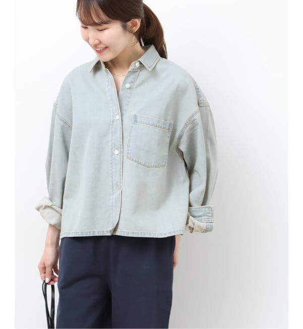 JOURNAL STANDARD relume「クロップドデニムシャツ」|シャツ・ブラウス|
