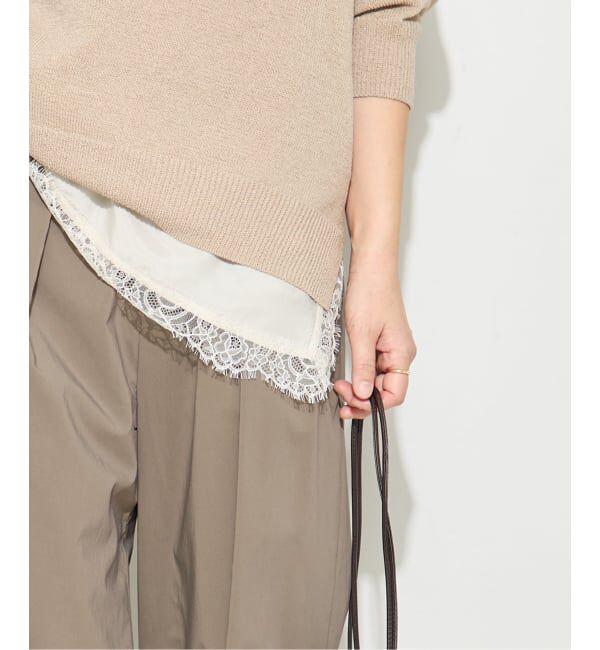 journal standard L'essage「【金子綾さん着用】レースキャミソール」|キャミソール|