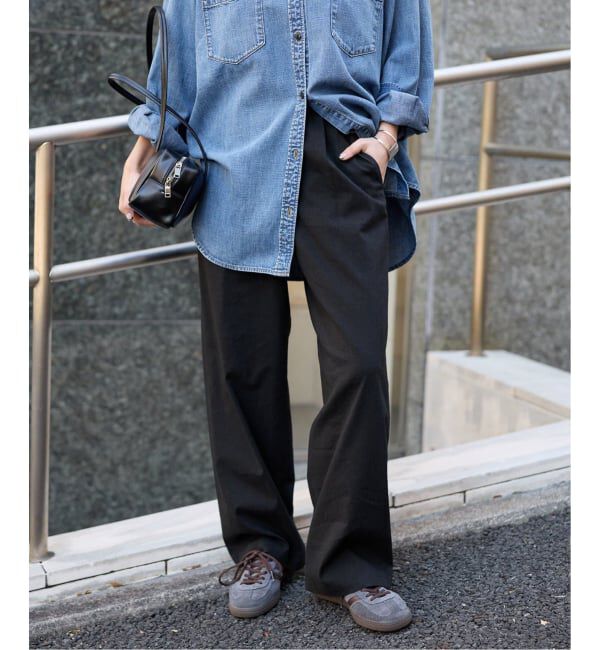 JOURNAL STANDARD「《追加》ウォッシャブルコットンリネンIVISストレートパンツ」|その他|