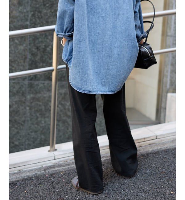 JOURNAL STANDARD「《追加》ウォッシャブルコットンリネンIVISストレートパンツ」|その他|