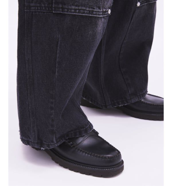 JOURNAL STANDARD「ダブル ニー バギー ジーンズ」|デニム|
