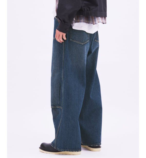 JOURNAL STANDARD「ダブル ニー バギー ジーンズ」|デニム|