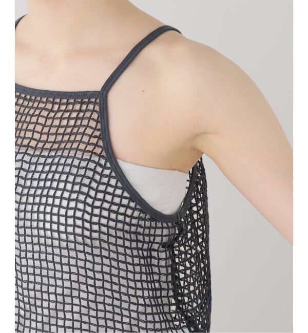 journal standard L'essage「【JANE SMITH/ジェーンスミス】SQUARE MESH CAMISOLE：キャミソール」|キャミソール|
