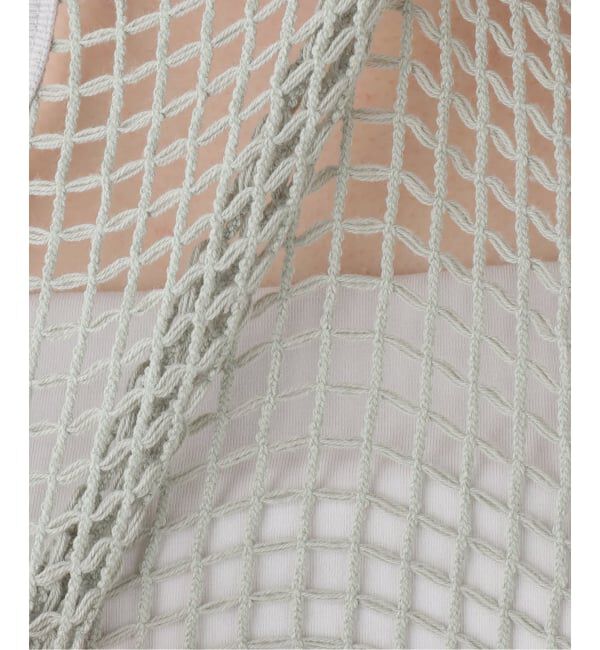 journal standard L'essage「【JANE SMITH/ジェーンスミス】SQUARE MESH CAMISOLE：キャミソール」|キャミソール|