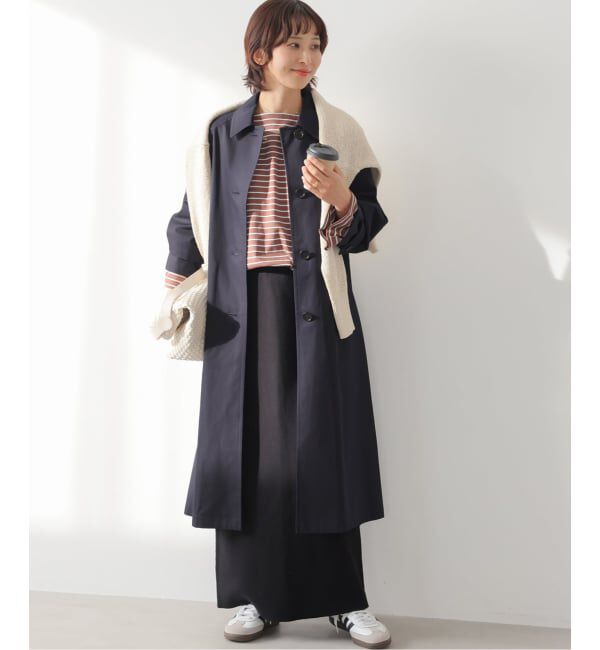 JOURNAL STANDARD relume「《追加2》スーピマコットンステンカラーコート」|ステンカラーコート|