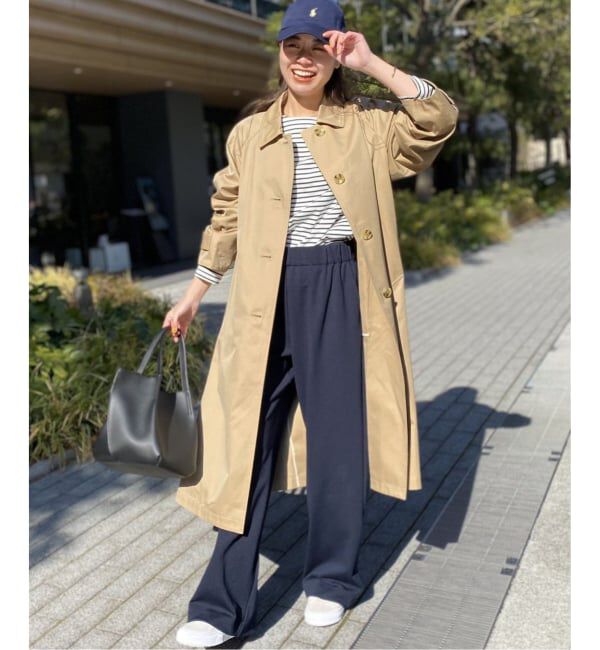 JOURNAL STANDARD relume「《追加2》スーピマコットンステンカラーコート」|ステンカラーコート|