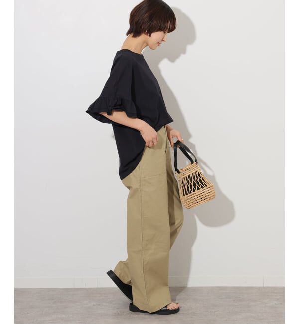 JOURNAL STANDARD relume「《追加予約》コットンダブルフリルTEE」|Tシャツ・カットソー|