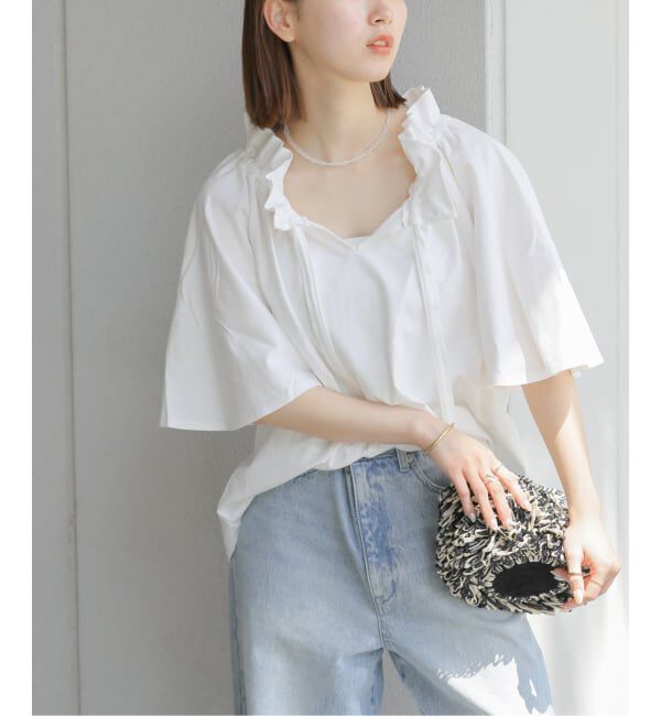 JOURNAL STANDARD relume「《WEB限定追加予約》フリルリボンTシャツ」|Tシャツ・カットソー|