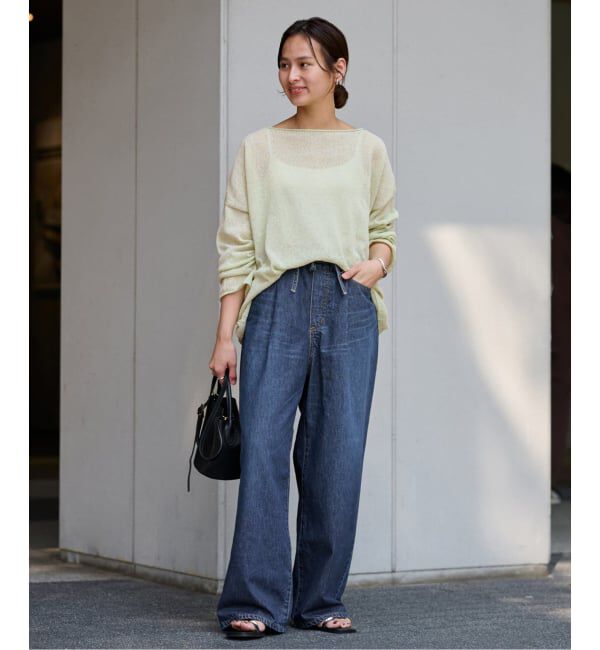 FRAMeWORK「ライトオンスデニムイージーパンツ」|デニム|