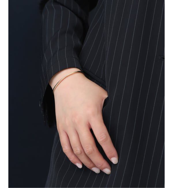 Lilas by Spick&Span「《予約》2.5パイプC型バングル K10」|ブレスレット・バングル|