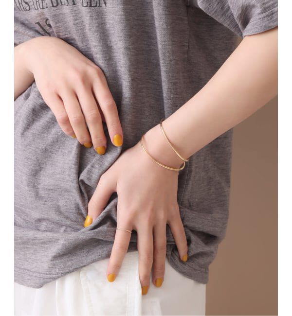Lilas by Spick&Span「《予約》2.5パイプC型バングル K10」|ブレスレット・バングル|