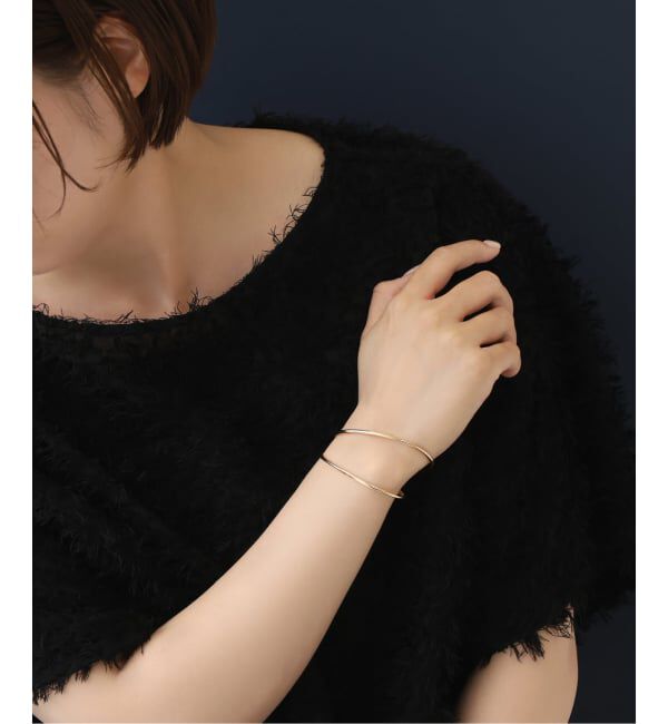 Lilas by Spick&Span「《予約》2.5パイプC型バングル K10」|ブレスレット・バングル|