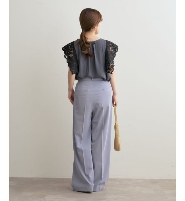 NOBLE「《予約》レーススリーブブラウス」|シャツ・ブラウス|