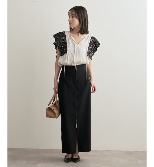 NOBLE「《予約》レーススリーブブラウス」|シャツ・ブラウス|