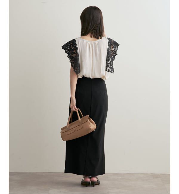 NOBLE「《予約》レーススリーブブラウス」|シャツ・ブラウス|
