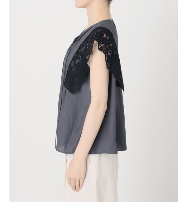 NOBLE「《予約》レーススリーブブラウス」|シャツ・ブラウス|