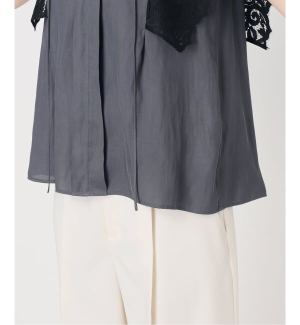 NOBLE「《予約》レーススリーブブラウス」|シャツ・ブラウス|