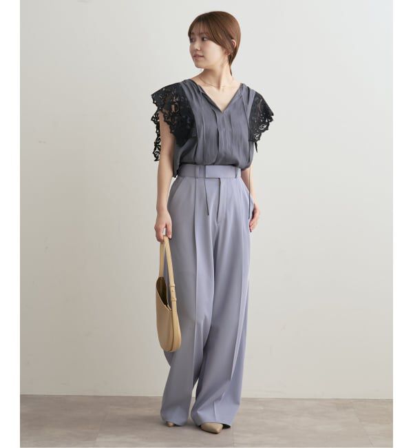 NOBLE「《予約》レーススリーブブラウス」|シャツ・ブラウス|