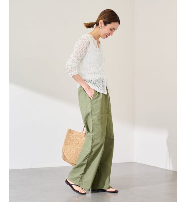 FRAMeWORK「≪予約≫ストレッチレース2WAY-カーディガン」|Tシャツ・カットソー|